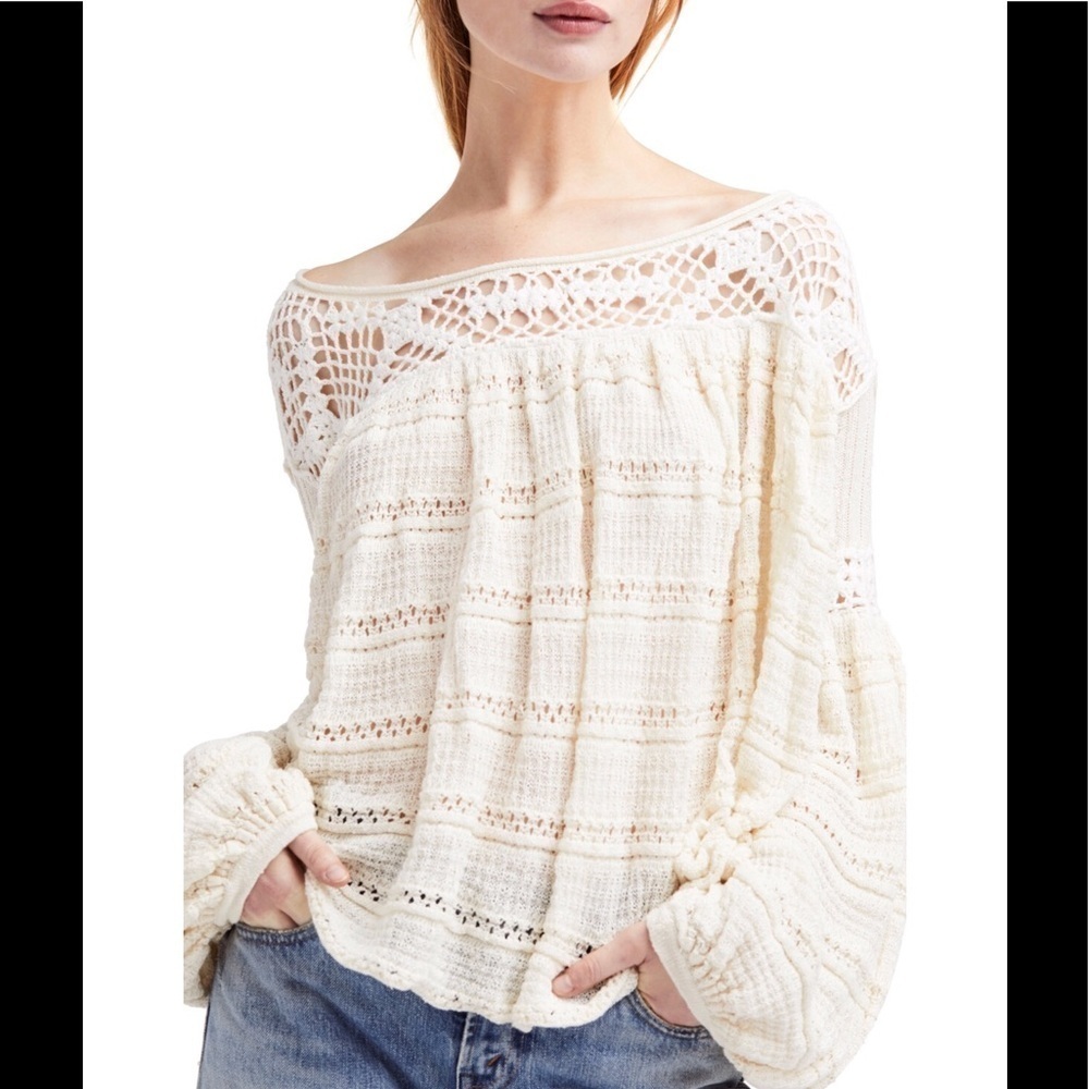Free People Someday Sweater Sz Small. T1 - Picture 2 of 8